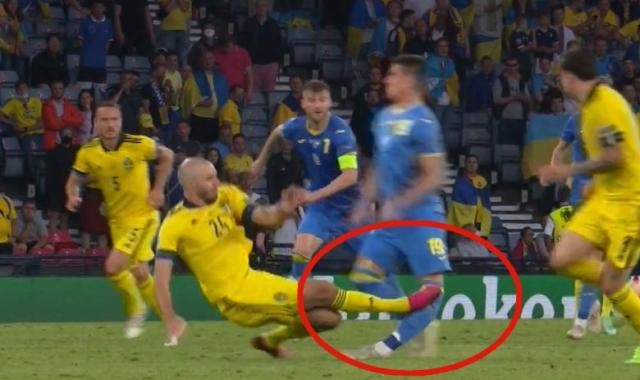 【欧洲杯】津琴科传射 乌克兰加时补时绝杀10人瑞典